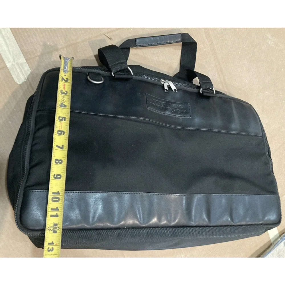 Harley Davidson Travel Duffel Bag Black Motorcycle Luggage Carry On 22”